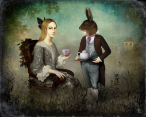 Christian Schloe “The Tea Party painting”