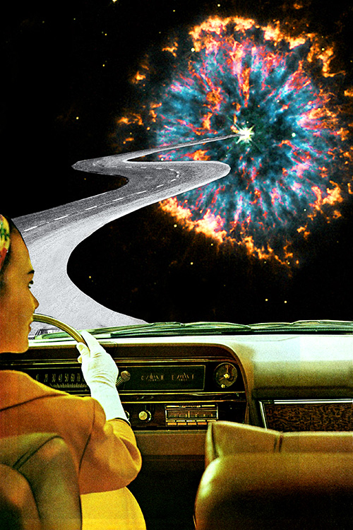 Eugenia Loli - On the Road to the Akashic Library - 2018