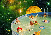 Eugenia Loli - Screaming Children in Pool - 2016